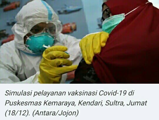Pandemi, Puskesmas di Balikpapan Gelar Simulasi Vaksinasi Covid-19