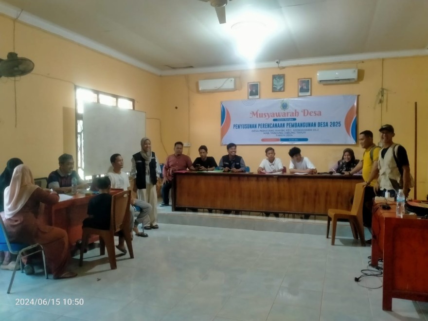 HARI KE 3 PPS PEMATANG RAHIM MENERIMA PENDAFTARAN PANTARLIH